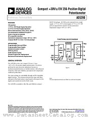 AD5290EVAL datasheet pdf Analog Devices
