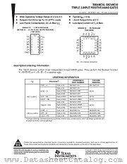 SN74HC10DBR datasheet pdf Texas Instruments
