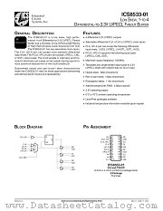 ICS8533-01 datasheet pdf Texas Instruments