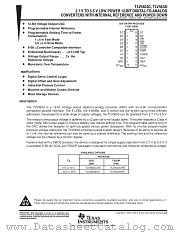 TLV5633CDWR datasheet pdf Texas Instruments