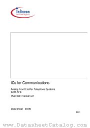 PSB 4851 T datasheet pdf Infineon