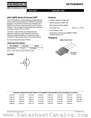 HGTG30N60A4_NL datasheet pdf Fairchild Semiconductor