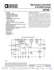 ADP3806JRUZ-12.5R7 datasheet pdf Analog Devices