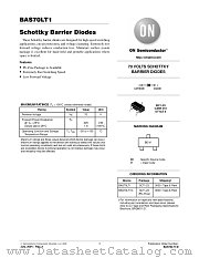 BAS70L datasheet pdf ON Semiconductor