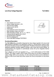 TLE 4296-2 GV50 datasheet pdf Infineon