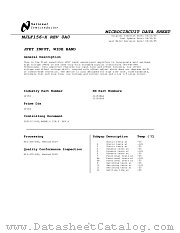 JM38510/11402SGA datasheet pdf National Semiconductor