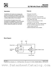 MK3200 datasheet pdf Texas Instruments