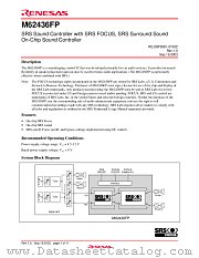 M62436FP datasheet pdf Renesas