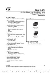 M58LW128H datasheet pdf ST Microelectronics