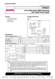SPM3501 datasheet pdf SANYO