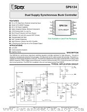 SP6134CU-L datasheet pdf Sipex Corporation