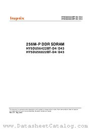 HY5DU56822BT -D43 datasheet pdf Hynix Semiconductor