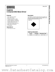 FAN8705 datasheet pdf Fairchild Semiconductor