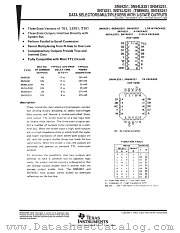 JM38510/30905BFA datasheet pdf Texas Instruments