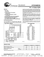 CY7C1046BV33-12VC datasheet pdf Cypress