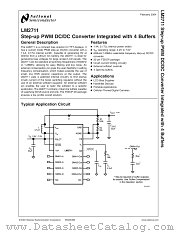 LM2711MT-ADJ datasheet pdf National Semiconductor