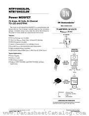 NTB75N03L09G datasheet pdf ON Semiconductor