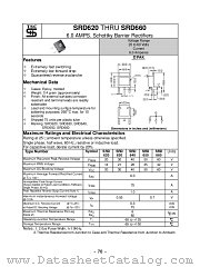 SRD660 datasheet pdf Taiwan Semiconductor