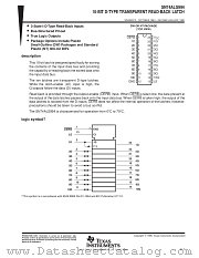 SN74ALS994NT datasheet pdf Texas Instruments