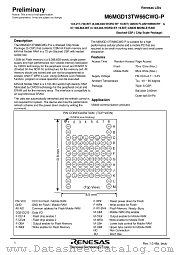 M6MGD13TW66CWG-P datasheet pdf Renesas
