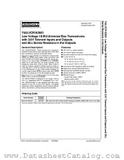 74ALVCR162601TX datasheet pdf Fairchild Semiconductor