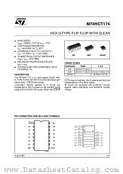 M74HCT174 datasheet pdf ST Microelectronics
