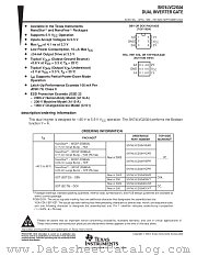 SN74LVC2G04YZAR datasheet pdf Texas Instruments