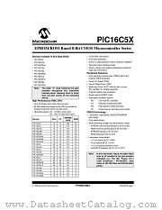 PIC16CR58A datasheet pdf Microchip