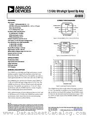 AD8000YCPZ-REEL7 datasheet pdf Analog Devices