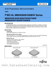 MB89583 datasheet pdf Fujitsu Microelectronics