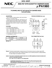 UPA1980 datasheet pdf NEC