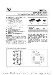 74ACT541 datasheet pdf ST Microelectronics