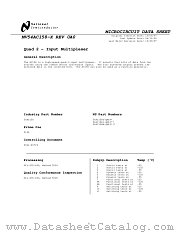 5962-8972901EA(54AC158DMQB) datasheet pdf National Semiconductor