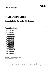 USAA13AP77016-B01 datasheet pdf NEC