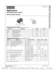 MMBT2907AK datasheet pdf Fairchild Semiconductor