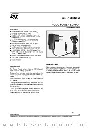 GSP-1208STM/1 datasheet pdf ST Microelectronics