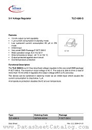 TLE 4286 G datasheet pdf Infineon