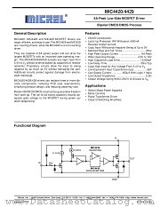 MIC4420 datasheet pdf Micrel Semiconductor