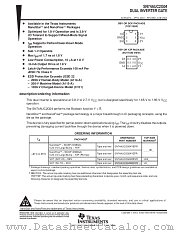 SN74AUC2G04YEPR datasheet pdf Texas Instruments