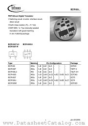 BCR169F datasheet pdf Infineon