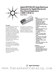 HFCT-59L1ATL datasheet pdf Agilent (Hewlett-Packard)