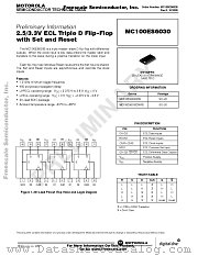 MC100ES6030 datasheet pdf Freescale (Motorola)