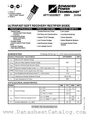 APT15D20BCT datasheet pdf Advanced Power Technology