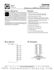 ICS85408 datasheet pdf Texas Instruments