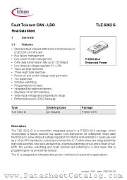 TLE 6262G datasheet pdf Infineon
