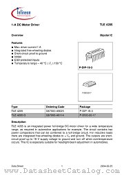 TLE 4205-G datasheet pdf Infineon