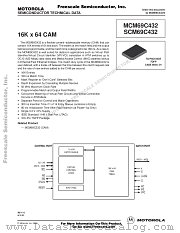 MCM69C432TQ20 datasheet pdf Freescale (Motorola)