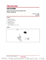 HAT2169H datasheet pdf Renesas