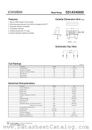 SS1A240000 datasheet pdf Cosmo Electronics