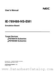 IE-789488-NS-EM1 datasheet pdf NEC